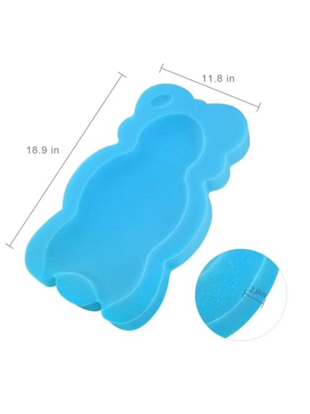 Baby Bath Cushion Infant Sponge Bath Mat Non Slip Newborn Toddler Support
